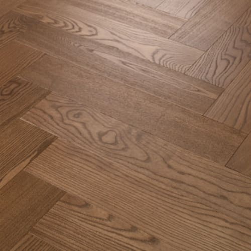 European Ash Herringbone in Biscotti Hardwood