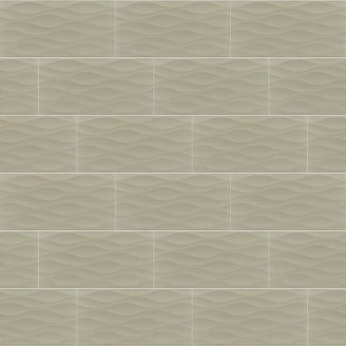 LANE AVE WAVE 4X16 in Vanilla Tile