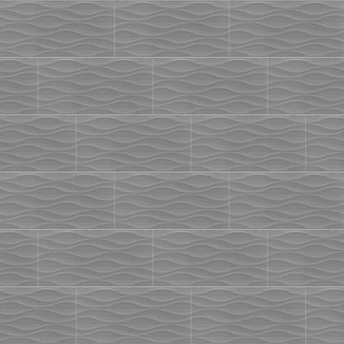 LANE AVE WAVE 4X16 in Storm Tile