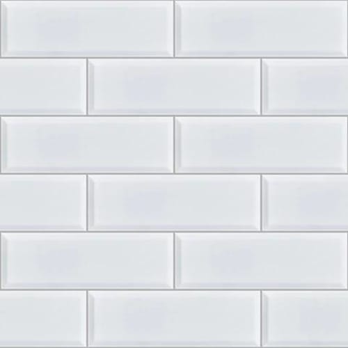 GRANDEUR 4X12 BEVELED GLOSS in White Tile