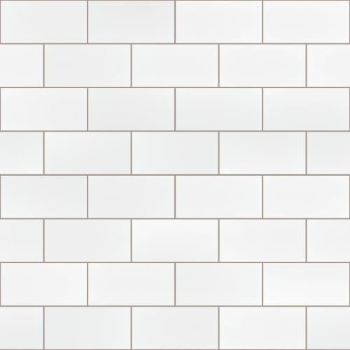 GRANDEUR 3X6 MATTE in White Tile
