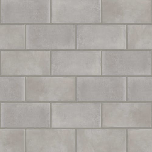 HALFTONE 4X8 GLOSS in Grey Vetiver Tile