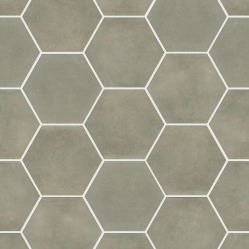 HALFTONE ESAGONA GLOSS in Soft Mint Tile