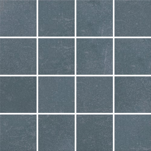 Color Blox 2.0 in Blue Suede Shoes Mosaic 3"x3" Tile