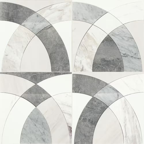 Eclessia Marble in Pacifica Blend Arches Natural Stone