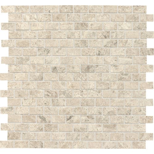 Limestone Collection in Arctic Gray .5x1 Brick Joint Polished Natural Stone