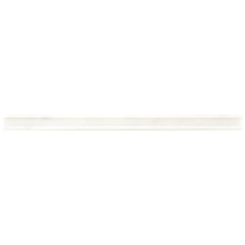 Marble Collection in Empyrean Ice Decorative .75x12 Polished Natural Stone