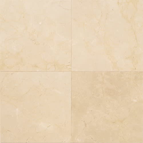 Marble Collection in Crema Marfil Elegance 12x12 Honed Natural Stone