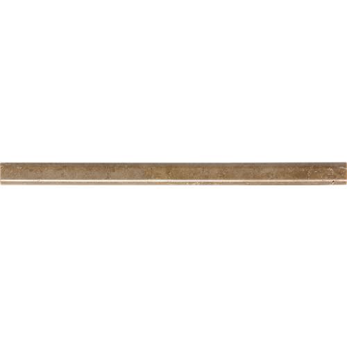 Travertine Collection in Noce Decorative .75x12 Natural Stone