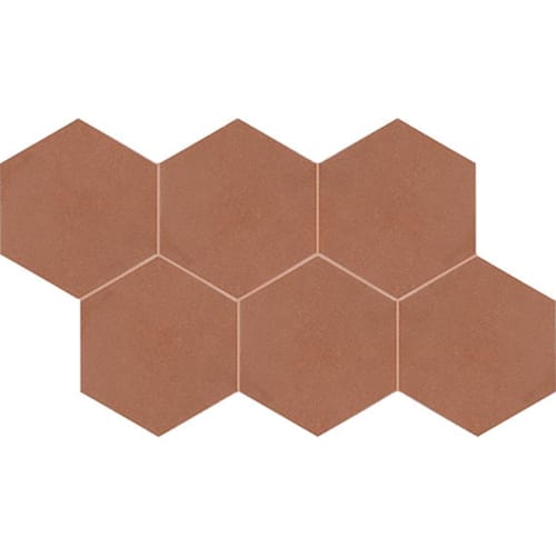 Inyo in Ember Hexagon Tile