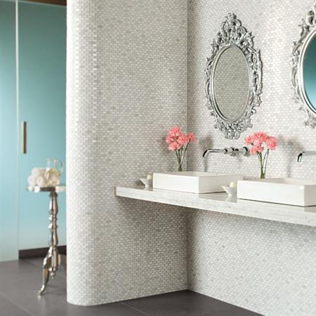 Stone a' la Mod™ in Mosaic Polished Urban Bluestone Natural Stone