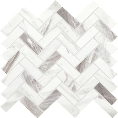 Eclessia Marble in Volakas Herringbone Natural Stone