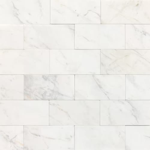 Marble in Contempo White-3x6-Tumbled Natural Stone