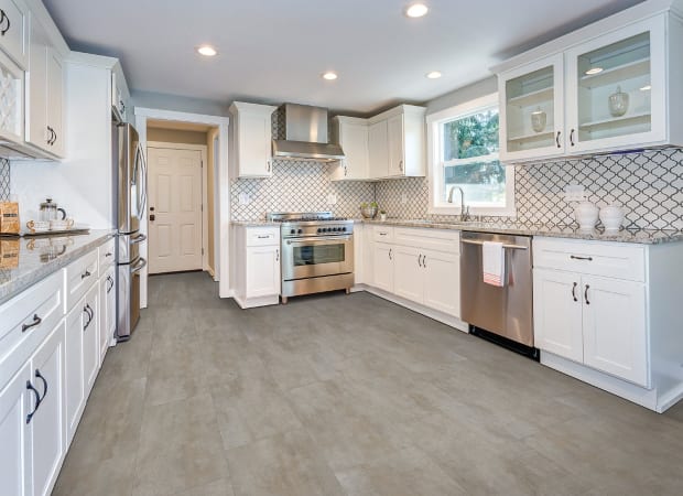 Tile Options in Silver Dust Luxury Vinyl