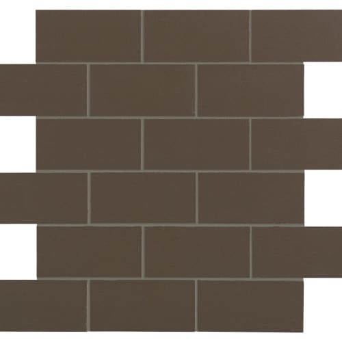 Retroactive 2.0 in Roasted Chestnut Mosaic 2"x4" Tile
