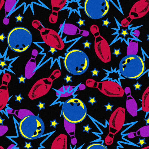 Retro Bowl Fluorescent - 18 in Fluorescent Carpet