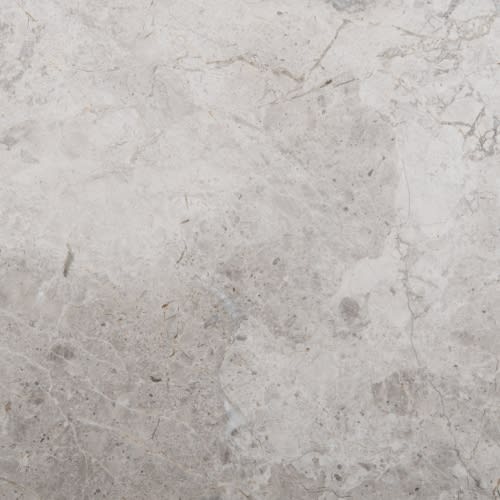 Marble Silver Collection in Silver Polished 12" X 12" Natural Stone