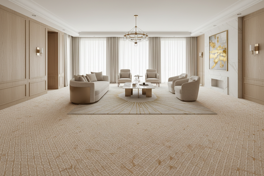 Wall to wall modern carpet flooring in Durant, OK