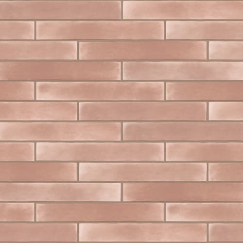 SUNSET GLOW 2.5X16 in Positano Pink Tile