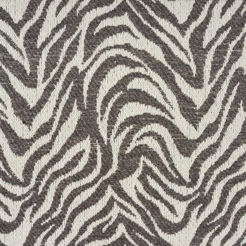 Natural Mountain Zebra in Charcoal Carpet