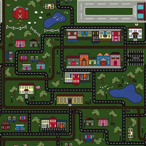 Tiny Town - 26 in Multi Carpet