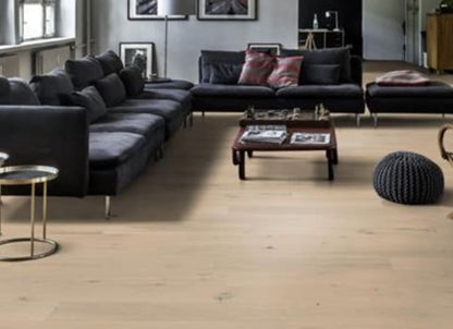 Beyond Retro Collection in Frosted Oat Plank Hardwood