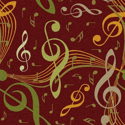 Virtuoso - 26 in Burgundy Carpet