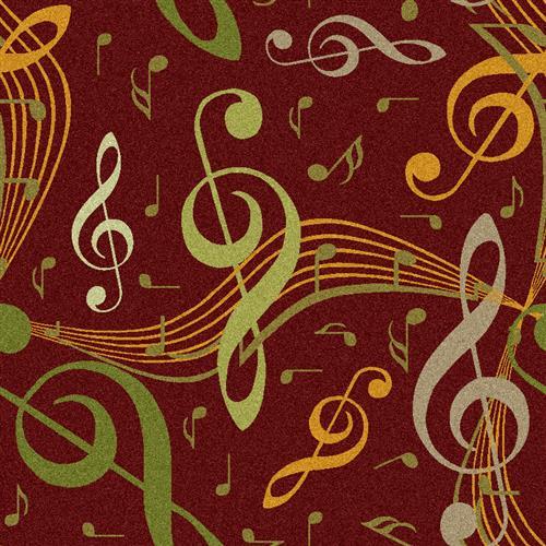 Virtuoso - 26 in Burgundy Carpet