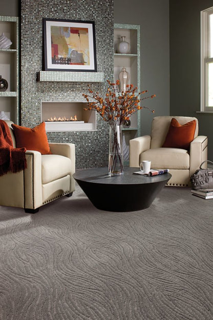 Distinct Flair in Poised Taupe Carpet
