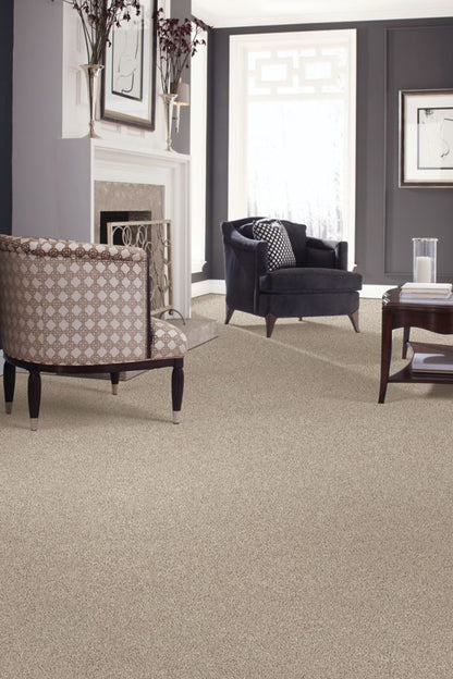 Perfect Attraction in Bamboo Buff Carpet