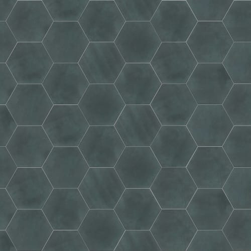 REVIVAL HEX in Graphite Tile