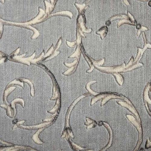 Somerset Scrollwork in St02 Silver Carpet