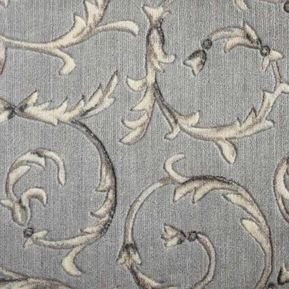 Somerset Scrollwork in St02 Silver Carpet