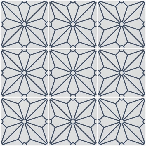 COSMOS 8X8 in Aegean Tile