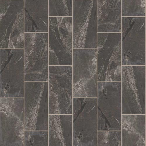 LITHIC 12X24 POL in Black Tile