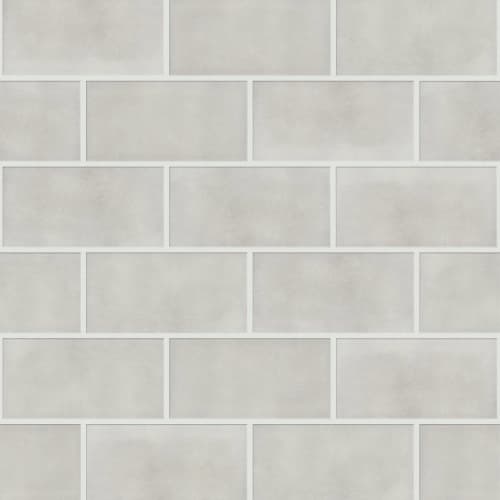 HALFTONE 4X8 GLOSS in Cloud White Tile