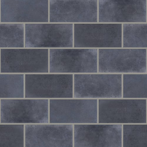 HALFTONE 4X8 GLOSS in Navy Sea Tile