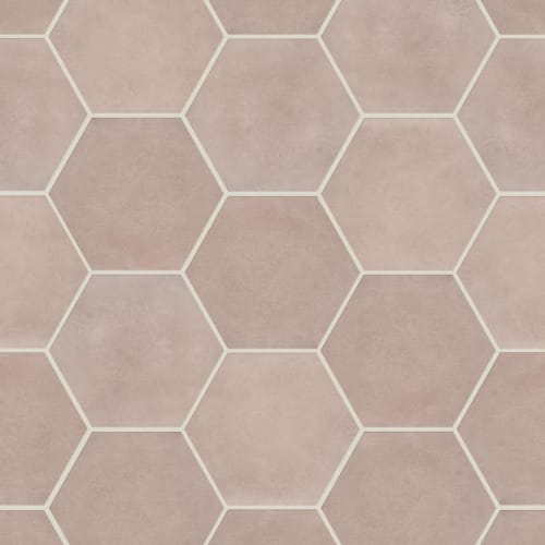 HALFTONE ESAGONA GLOSS in Pink Velvet Tile