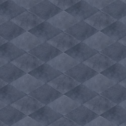 HALFTONE ROMBO GLOSS in Navy Sea Tile