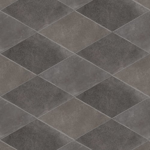 HALFTONE ROMBO GLOSS in Black Storm Tile