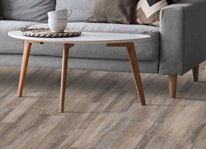 Wynn Point in Uber Umber Vinyl Sheet Goods