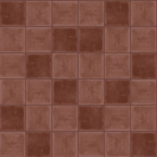 SUNSET GLOW 4X4 SQ in Ravello Red Tile