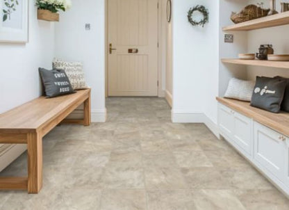 Fieldcrest in Cool Sands Vinyl Sheet Goods