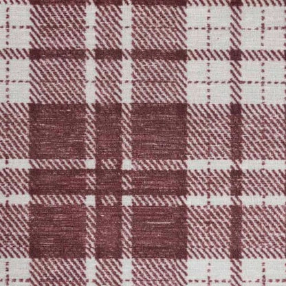 Elegance Plaid Chic in Bordeaux Carpet