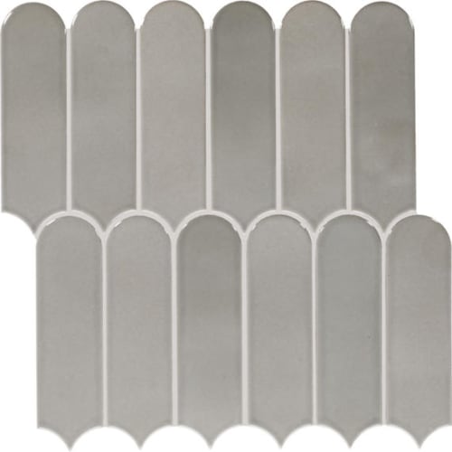 Artefino Vintage in Smokey Gray Fish Scale Tile