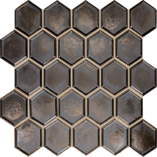 Artefino Jewel in Antiqued Brass Hex Tile