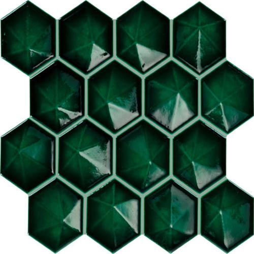 Artefino Jewel in Emerald Hex Tile