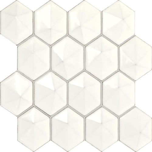 Artefino Jewel in Oyster Hex Tile