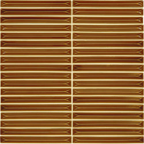 Artefino Vintage in Amber Pyramid Wave Crest Tile