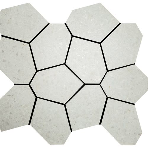 Alaska in Glacier Mosaic 13"x15" Polygon Tile